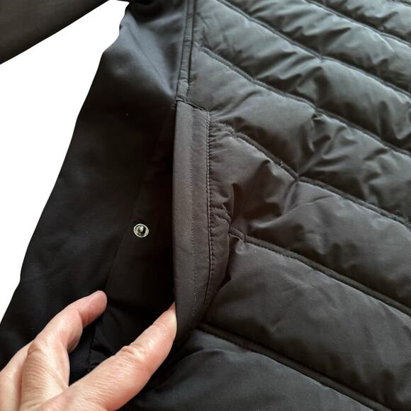 Nautica Jacket Mens 2XL Black Active Puffer Zip Water Wind Resistant Coat - Picture 4 of 16